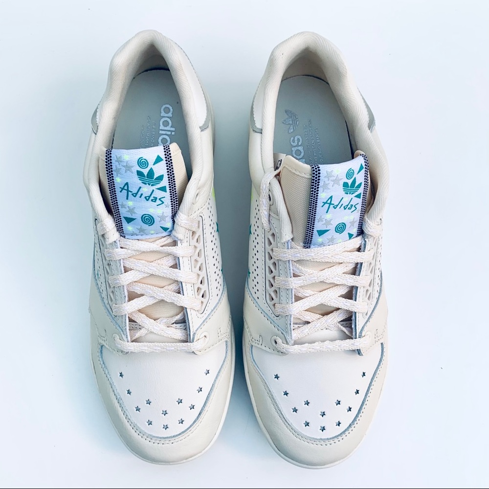 adidas SLAMCOURT Chalk/Tint/Off White women shoe - Picture 8 of 14
